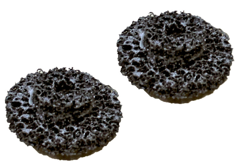 Nylon-Schleifscheibe mit 75 mm Durchmesser, ideal für Reinigung und Schleifarbeiten.