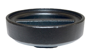 Schwarzer Oelfilter mit 3/8 Zoll Anschluss und 42 mm Durchmesser, Modell OELFILTSHSL-3/8ZO-SW42MM