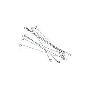 Drahtschlingen mit Schlaufen an einem Ende, gebündelt.