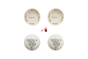 Schließfolgeregelung und Feststellanlage ZB-RAUCHSCHALT-SET-F.SR-ORS142-WEI in Weiß mit Steuerungseinheit.