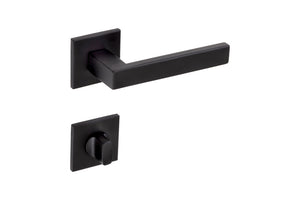 Edelstahl-Türdrücker für Wohn- und Privatbereiche mit modernem Design und ergonomischer Form.