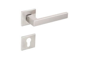 Edelstahl-Türdrücker TD-A2-A275-CLICKFIX mit modernem Design und ergonomischer Form.