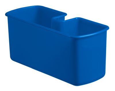 Robuster Kunststoffkorb kompatibel mit Wagen Fred, Orrion, Vega und Arka, mit rutschfesten Griffen.