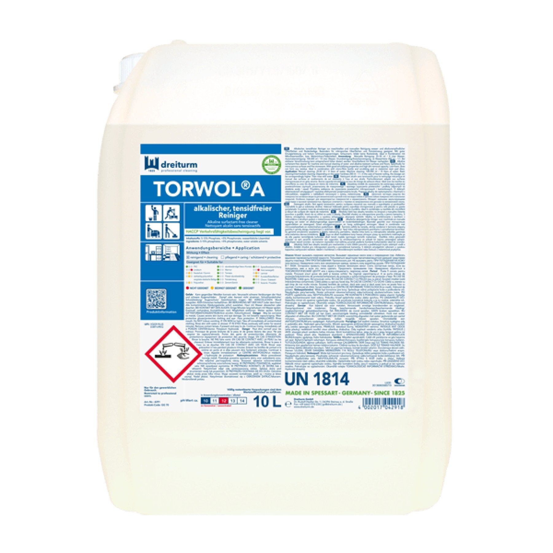 10L Kanister Torwol A Desinfektionsmittel von Dreiturm.