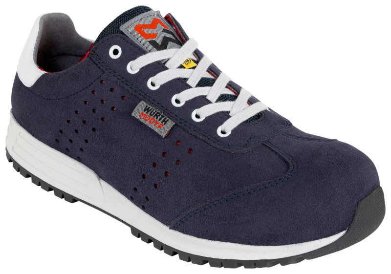 Blauer Sicherheitshalbschuh S1P mit ESD-Schutz und robuster Sohle, VP 1 Einheit