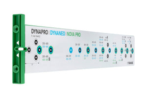 Korpusschienenbohrlehre BOLEHR-KORPSHN-NP/DP/DN mit markierten Bohrpositionen und robuster Bauweise