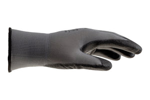 Gestrickter Schutzhandschuh mit PU-Beschichtung, atmungsaktiv und ölresistent, 120 Stück.