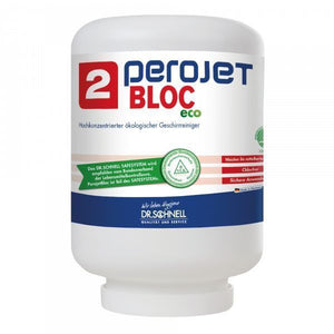 Perojet Bloc 2 Eco, 4x4kg Kartuschen, umweltfreundliches Reinigungsmittel in kompakten Kartuschen.