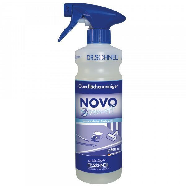 Reinigungschemie -Novo Pen-off, Sprühflaschen, befüllt, 500ml Flasche