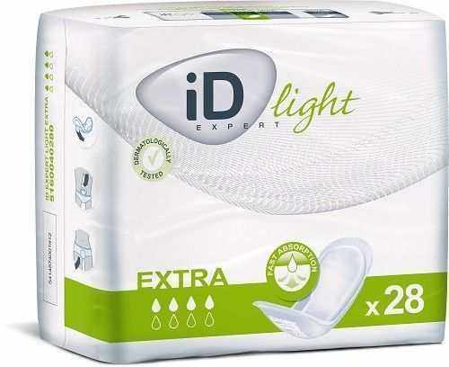 iD Expert Light Extra Inkontinenzvorlagen 28 Stück mit 410 ml Saugstärke und Odour Control System