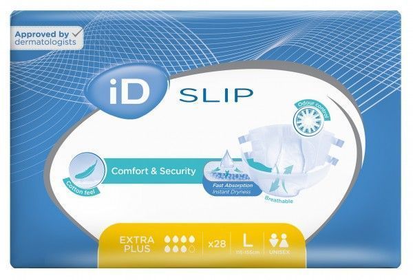 Inkontinenzsysteme -iD Slip Extra Plus, Gr.M, orange, 28 St/Btl.