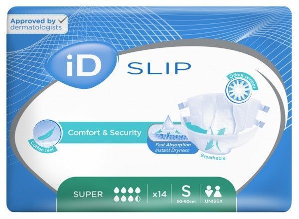 Inkontinenzsysteme -iD Slip Super, Gr.XL, grün, 14 St/Btl.