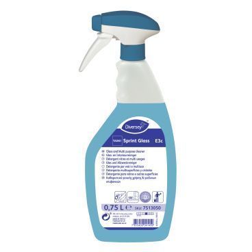 Reinigungschemie -Taski Sprint Glass E3c, 0,75L Sprühflasche
