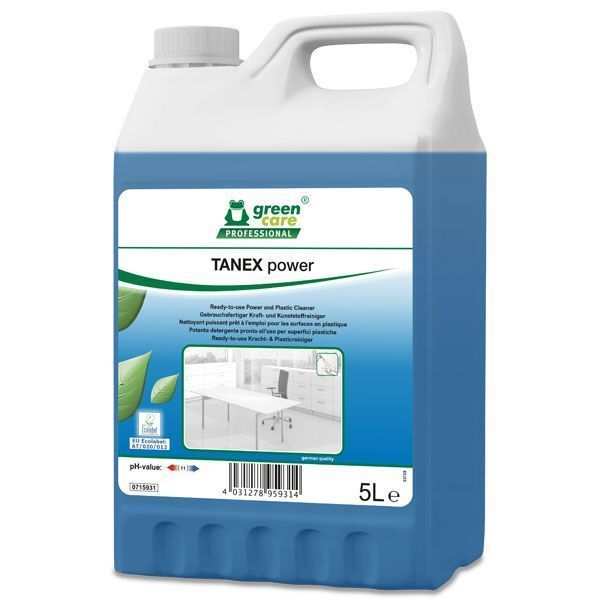 Green Care Tanex Power – Professioneller Allzweckreiniger, 5L KanisterDer Green Care Tanex Power ist die ideale Lösung für alle, die eine effiziente und nachhaltige Reinigung benötigen.

Feature: Hochwirksamer Allzweckreiniger – entferReinigungschemieAllzweckreiniger