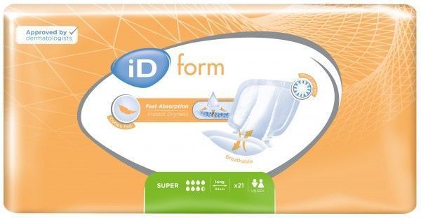 Inkontinenzsysteme -iD Form Super - long, Size 2, grün, 21 St/Btl.