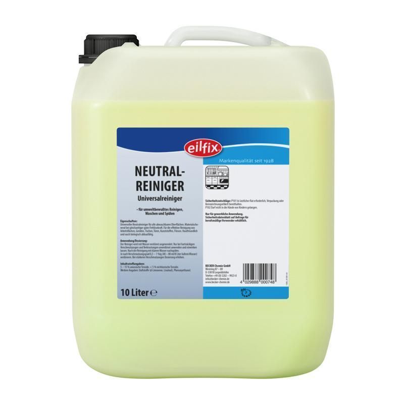Reinigungschemie -Neutralreiniger, 10L Kanister