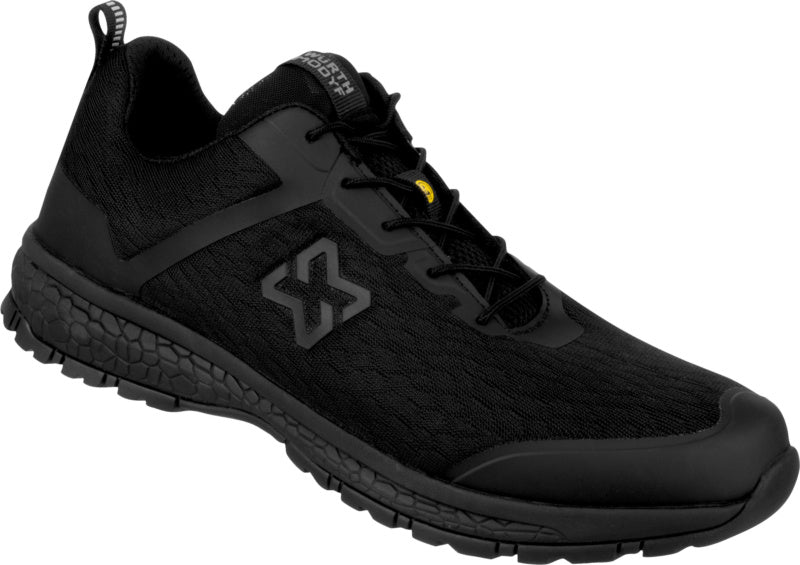 Schwarzer Berufsschuh Halbschuh Caracas O1 ESD mit rutschfester Sohle und niedrigem Schnitt