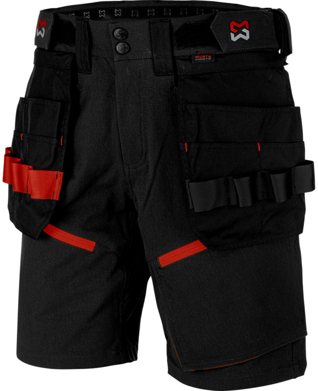 Arbeitsshorts-BERMUDA PERFORMANCE SCHWARZ/ROT 64     Verpackungsinhalt    1 Einheit