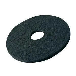 Schwarzes Polierpad DynaCross Superpad mit 410mm Durchmesser.