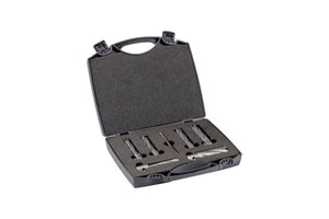 Kernbohrer Metall Sortiment KERNBO MET in einer stabilen Aufbewahrungsbox mit verschiedenen Durchmessern.