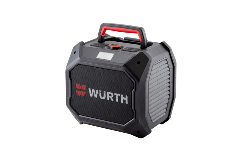 Zusatzgerät Akku-Radio mit BR 18 DAB+ Akku, M-CUBE kompatibel, eine Einheit sichtbar.