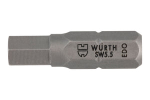 Bit Innensechskant-BIT-IN6KT-SW5.5-1/4ZO-L25MM     Verpackungsinhalt    5 Einheit