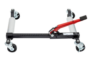 Rangierhilfe für Kfz und Nutzfahrzeuge mit robustem Design und integrierten Rollen.