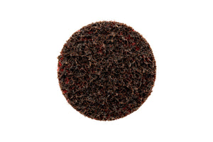 Runde Schleifscheibe aus robustem Nylonvlies für Schleif- und Polierarbeiten.