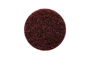 Runde Schleifscheibe aus robustem Nylonvlies für Schleif- und Polierarbeiten.