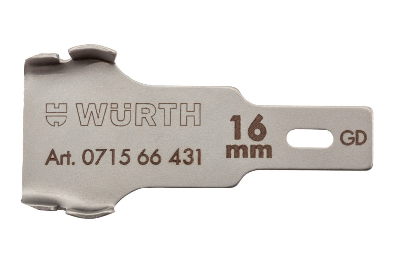 Schaber Zubehör-FLGKLI-(U-FORM)-16MM     Verpackungsinhalt    5 Einheit