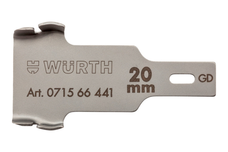 Schaber Zubehör-FLGKLI-(U-FORM)-20MM     Verpackungsinhalt    5 Einheit