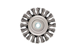 Kegelbürste KGLBURST mit konischer Form und Metallborsten für effizientes Schleifen und Reinigen.