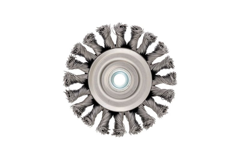 Kegelbürste KGLBURST mit konischer Form und Metallborsten für effizientes Schleifen und Reinigen.