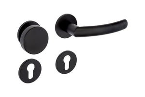 Edelstahl Türdrücker für Wohn- und Privatbereiche mit geradlinigem Design und griffiger Oberfläche.