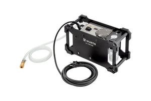 Elektro-Vakuumpumpe VAPUMP-EL-KBT-VP800 mit robustem Gehäuse und intuitivem Bedienfeld.