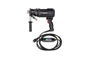 Kernbohrgerät mit Diamantbohrkrone und elektrischem Antrieb für präzises Bohren.