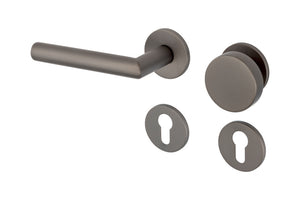 Türdrücker aus Edelstahl mit versteckter Befestigung für Wohn- und Privatbereich in modernem Design