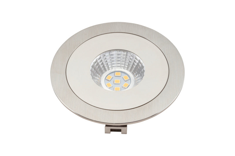 LED-Einbauleuchte mit schlankem Design, ideal für abgehängte Decken und verschiedene Räume.