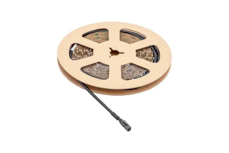 Flexible LED-Lichtleiste in kaltweiß mit einer Länge von 5000 mm für vielseitige Anwendungen.