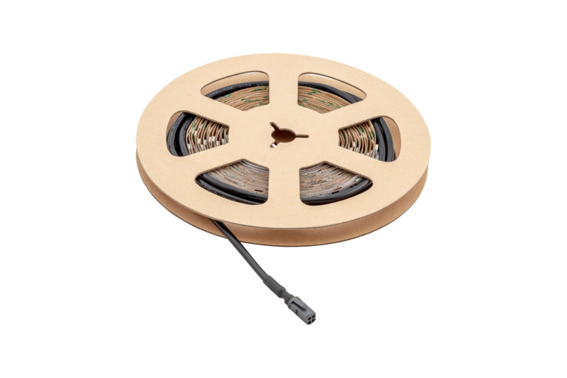 Flexible LED-Lichtleiste 12V, 5000 mm lang, warmweißes Licht, 5050 LED-Chips sichtbar