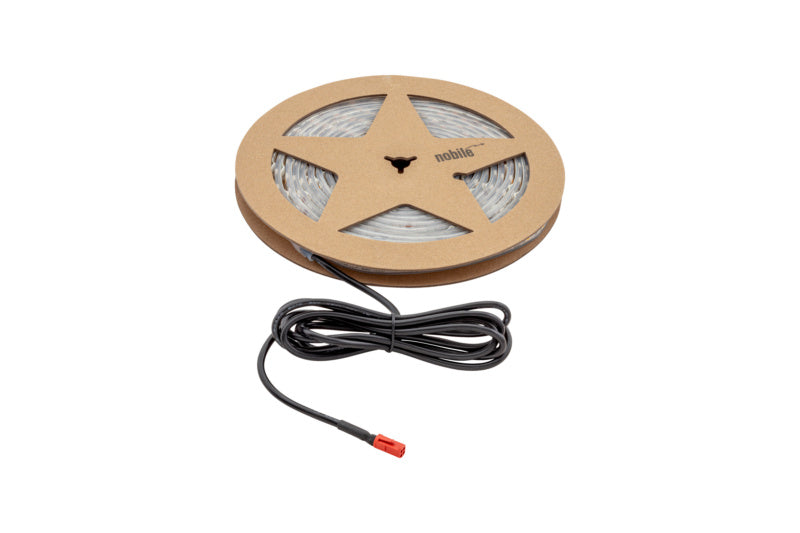 Lange LED-Leiste LICHTBA-LED FLB-24-8 warmweiß IP67 geschützt, 5000 mm lang, für Innen und Außen.