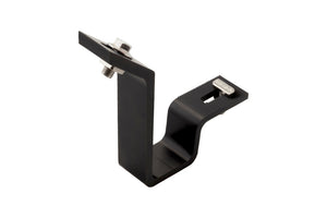 Schwarzer Dachhaken mit Zebra-Oberfläche, geeignet für Dachmontagen, 30 Stück pro Packung.