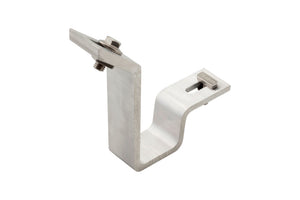 Adapter Dachhaken aus Aluminium mit Zebra-Design, 30 Einheiten, für Solaranlagenmontage.