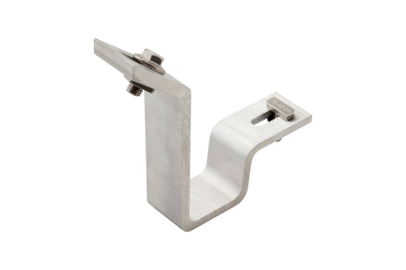 Adapter Dachhaken aus Aluminium mit Zebra-Design, 30 Einheiten, für Solaranlagenmontage.