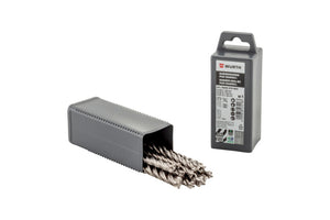 Hammerbohrer Sortiment/Set BO in einer Aufbewahrungsbox mit verschiedenen Größen und robustem Stahl.