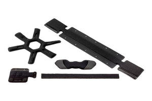 Schutzhelm Zubehör-HYG-SET-(SH3000-MULTI) mit Visier, Ohrenschützern und Nackenschutz.