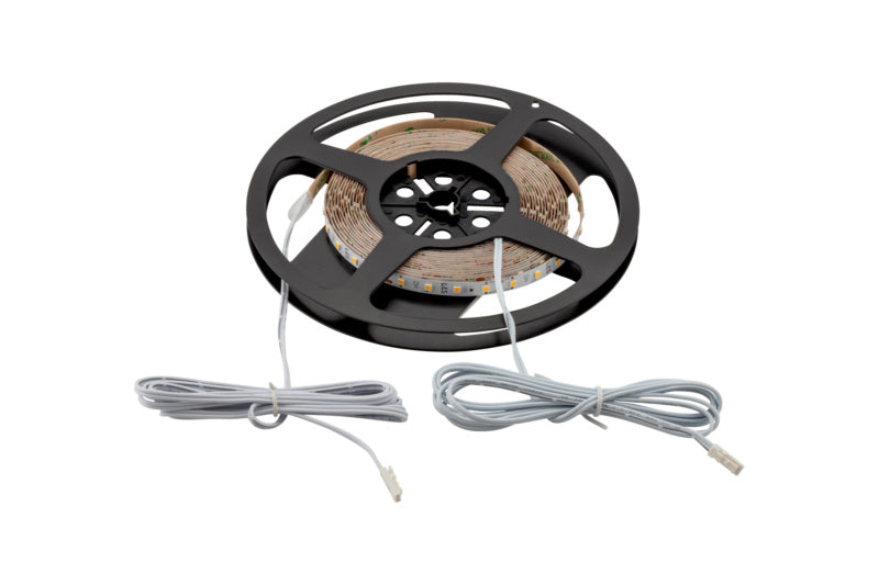 Langes warmweißes LED-Band LICHTBA-LED FLB-24-24 WW mit 5000 mm Länge und selbstklebender Rückseite