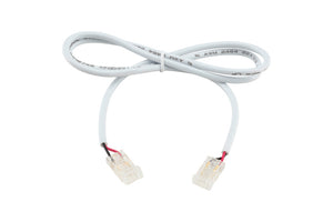 Lichtleiste in neutralweiß, 700 mm lang, mit modernem, minimalistischen Design und modularer Bauweise.