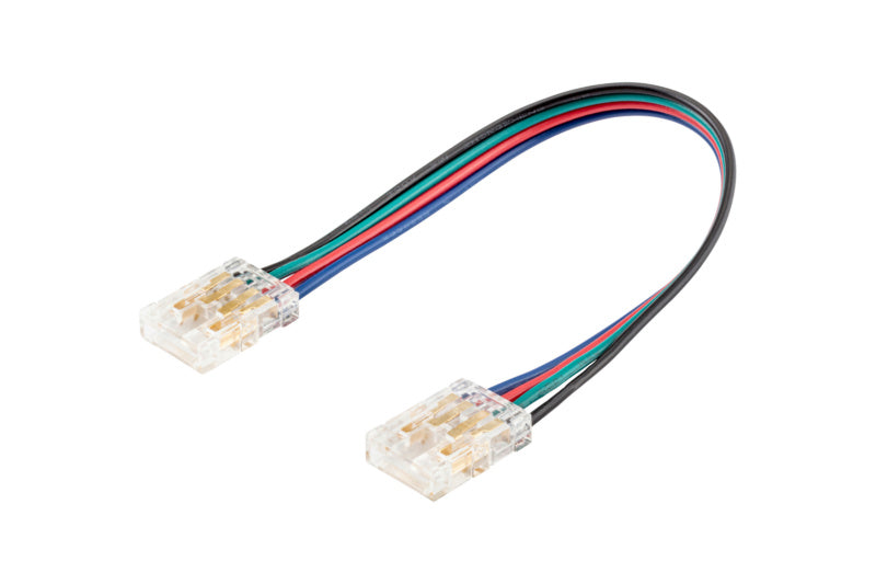 Flexible RGB-Lichtleisten-Set mit 5 Einheiten zur individuellen Raumgestaltung.