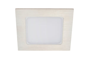 LED-Einbauleuchte mit schlankem Design, ideal für abgehängte Decken und verschiedene Räume.